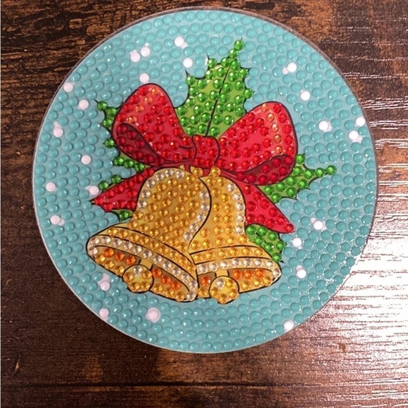 Completed Diamond Painting Christmas Coasters - Picture 3 of 9